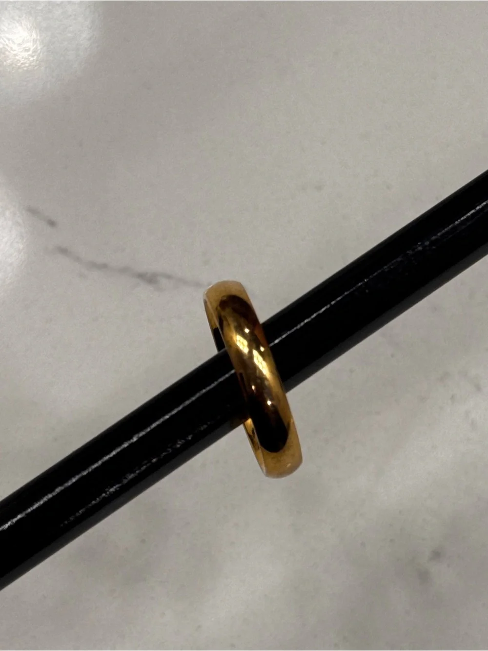 Unsigned Gold Wedding Band